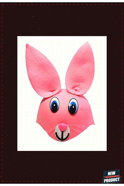 OMZ 1Pcs Pink Color Eared Rabbit Hat Animal Hat Girl Child Boy Child Montessori Toys