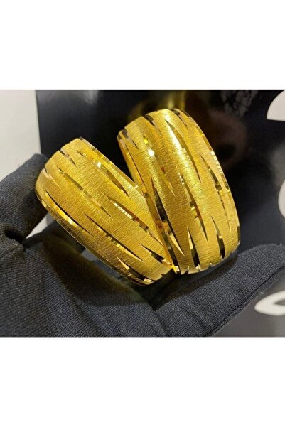 barisiva gold 22 Ayar Altın Kaplama Kadın 3 Cm Eninde Bilezik 1 Adet Fiyatı