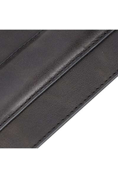 Lev Leather Ергономична подложка за мишка от естествена кожа - опора за китката, подарък за офис с възможност за наименуване