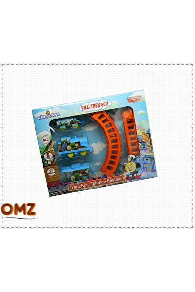 OMZ Pilli Tren Seti  Oyuncak Egitici Oyuncak Kız Erkek Cocuk Egitici Montesso...