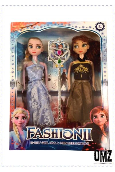 OMZ Karlar Ülkesi Anna Elsa Şarkı Söyleyen Asalı 30cm Et Bebekler Kız Cocuk E...