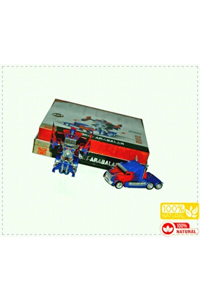 OMZ Optimus Prime Transformers Tek Tuşla Robota Dönüşen Araba Kız Erkek Oyunc...