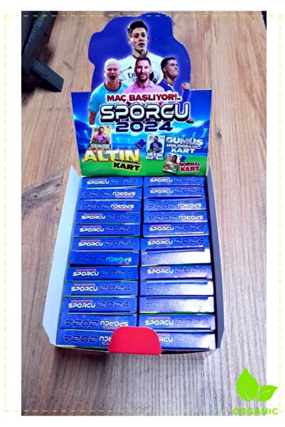 OMZ Sporcu Maç Başlıyor 2024 Futbolcu Kartları Hologramlı altın gümüş Oyun Ka...