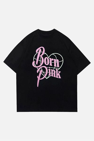 Gofeel Unisex Oversize T-shirt - Λεπτομέρεια Born Pink