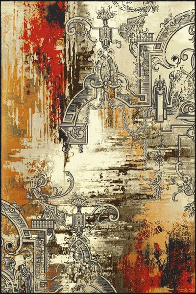 Rugs Modern Halı سجادة منسوجة مطرزة ومزخرفة وقابلة للغسل miravip9176
