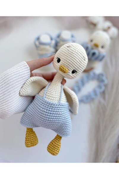 ev atölyem Amigurumi sevimli kaz ikili set