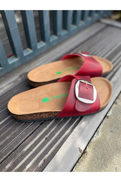 Land of Cork Minerva Genuine Leather Anatomical Cork Sole Slippers