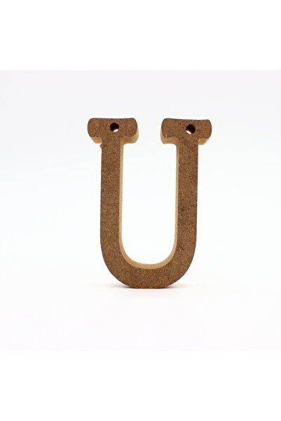 na neşeli ahşap 10 Cm Ahşap Ü Harfi , Dik Durabilr . Harf Seçimli Özel Gün Do...