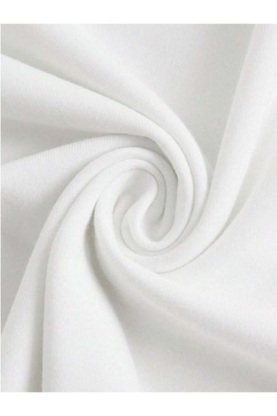 Touz Moda Μπλούζα Crop με στάμπα με κορδέλα μέσης