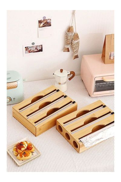 PANJI Bamboo Home Type - 3-piece Stretch and Foil Cutting Box