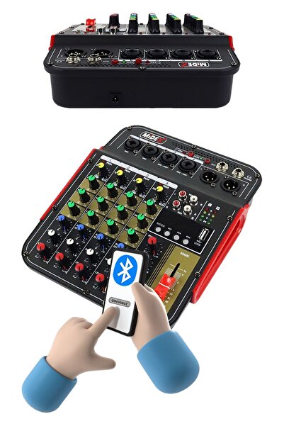 Lastvoice Vokal Paket-1 Mx2020 Mikrofon Ve Mdx-04fxu Stüdyo Mikseri Kulaklık Full Set