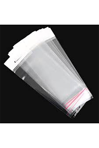 Yakutsan 100 Adet 5*20 Askılı Bantlı Jelatin Torba Poşet