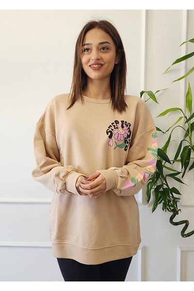 My Boutique Φούτερ με στάμπα