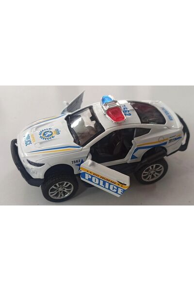KIZILKAYA Metal Mpolis Jeep Kapıları Açılan Çek Bırak Siyah ve Beyaz Renk Lüt...
