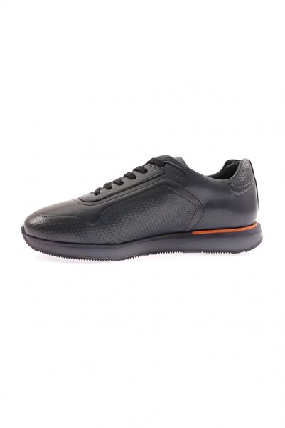 DGN Erkek Sneakers Ayakkabı Lacivert Hakiki Deri 32593396