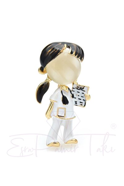 Esra Pamir Kadın Doktor Broş