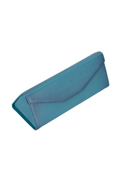 Lev Leather Genuine Leather Sunglasses Case - Suede Inner Surface, Number Case