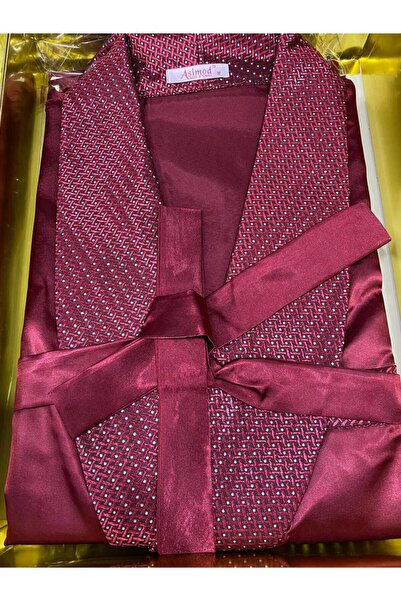 ERBAĞCI HOMEWEAR Erkek Saten 4lü Pijama Seti