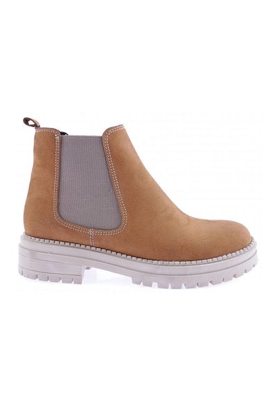 DGN Γυναικείο μοντέλο Tan Nubuck με ελαστικά πλαϊνά 52143294