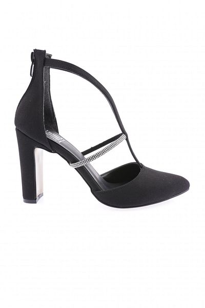 DGN 312-23y Pantofi cu toc pentru femei Black Scuba