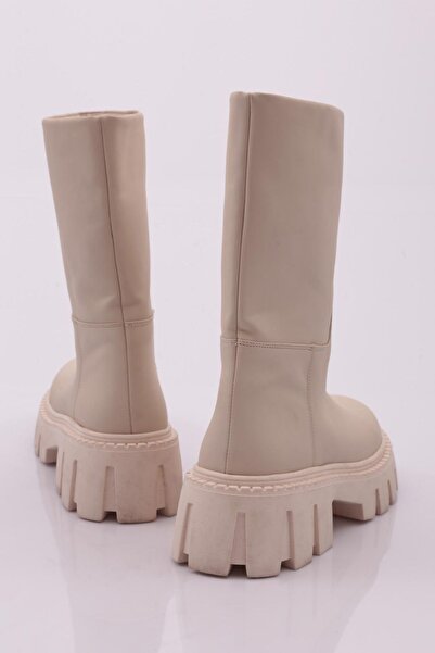 DGN Kadın Kalın Taban Bot Bej 21993138