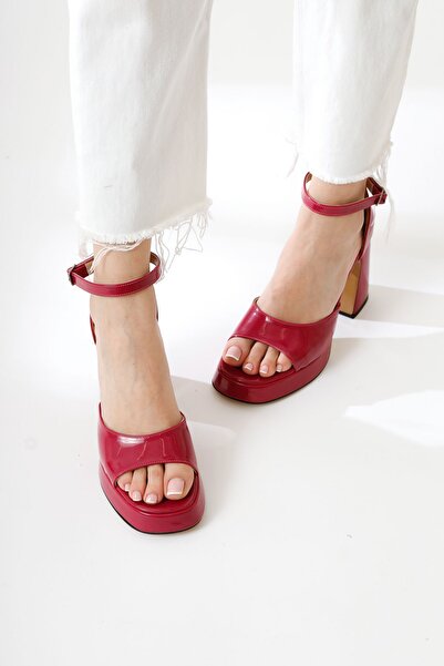 Limoya Inaaya Purple Ankle Strap Platform Shoes Women's Opportunity Product