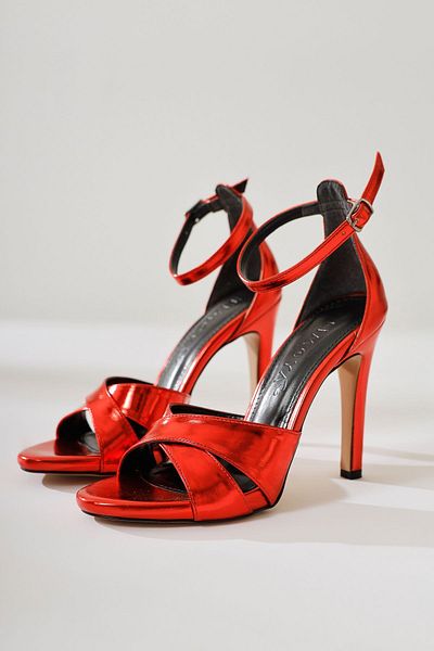 Limoya Γυναικεία παπούτσια με ψηλό τακούνι Ewa-carin Red Ankle Strap