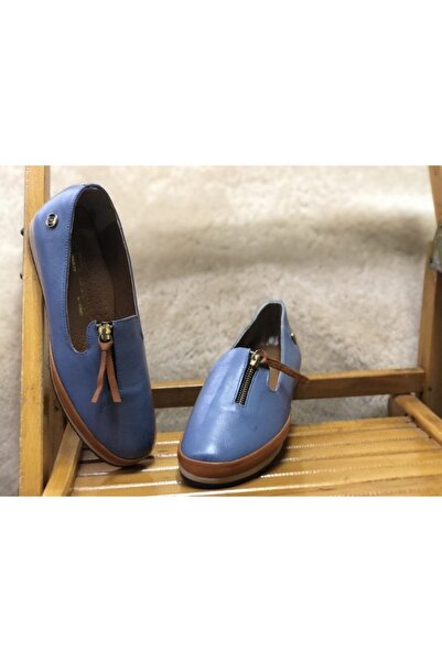 BIG OCEAN Bayan Ortopedik Spor Hakiki Deri Babet