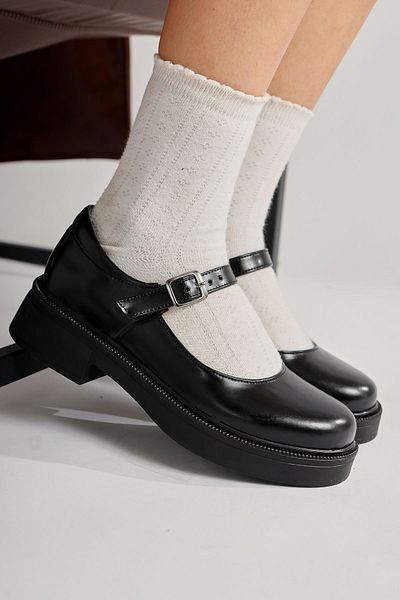 Limoya Yennie Black Patent Leather Belt Detailed Open Women's Casual Shoes
