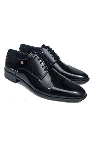 Öztürk Bayclas Lace-Up Toe-Flap Model Plain Genuine Leather Men's Jurdan Shoe...