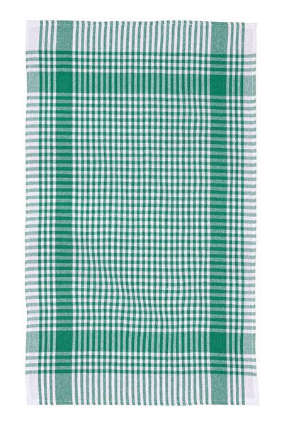 LATTE TEKSTİL Yeşil Renkli Pöti Kareli 4'lü Kurulama Bezi, Beslenme Örtüsü, S...