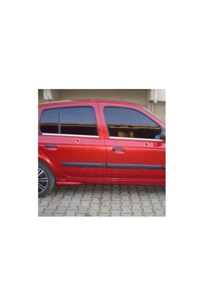 CarEste RENAULT CLİO 2 HB 1999-2005 MODELLER ARASI KROM CAM ÇITASI 4 PARÇA PA...