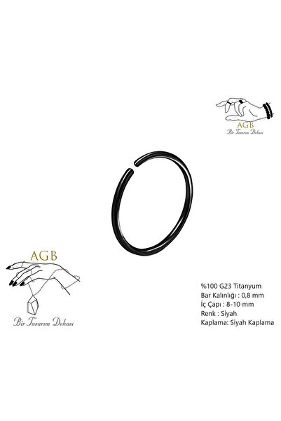 agbtasarım %100 G23 Titanyum Burun, Kulak, Kaş Nostril, Septum, Helix, Dalth ...