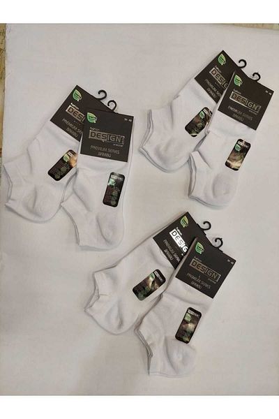 Design Socks UNISEX BAMBOO LYCRAL NYLON-FREE SEAMLESS SOCKS 6-PACK