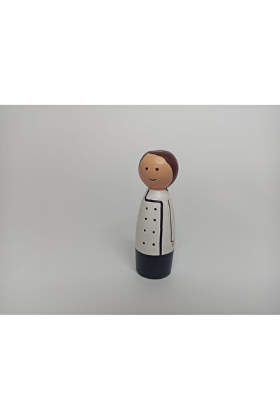 Gepetto Women's Cook Pegdoll - Wooden Dolls Professions, PegbAbies