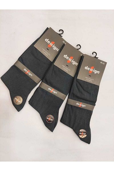 Design Socks MEN'S THIN COTTON NYLON-FREE SEAMLESS SOCKS 3-PIECE