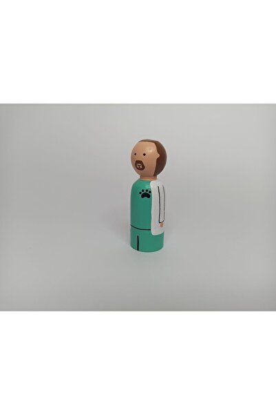 Gepetto Pegdoll الطبيب البيطري الذكور - الأطفال الخشبيون المهنية Pegbabes