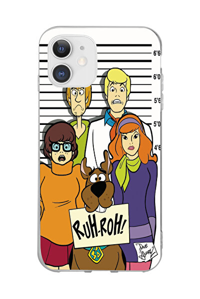 SUPER FRAME Iphone 11 Uyumlu Scooby Doo Tasarımlı Şeffaf Telefon Kılıfı
