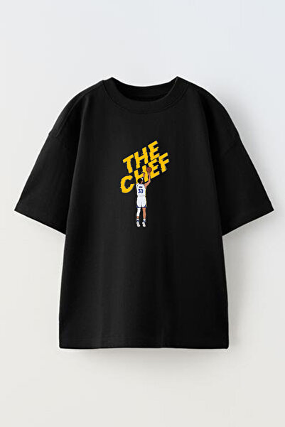 NMG TEKSTİL تي شيرت قطني كبير الحجم للجنسين - تي شيرت مطبوع عليه كرة السلة Th...