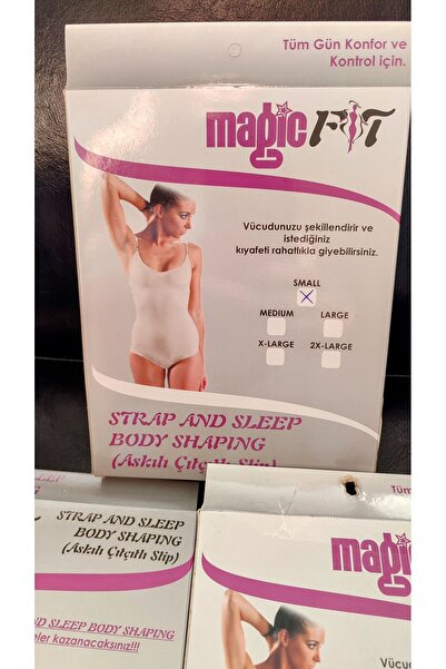 Magic Ten Rengi ,Askılı Çıt Çıtlı Body Slip Korse