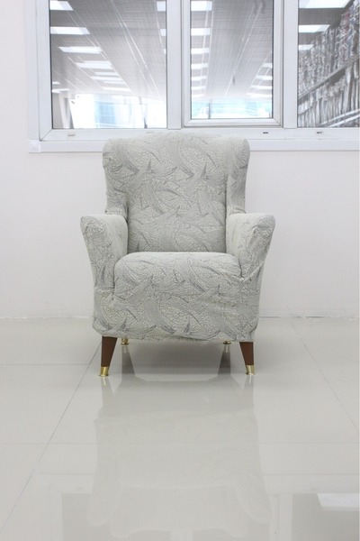 riselerhome Riseler Streç Lastikli Esnek Yıkanabilir Pamuklu Sehra Desen 3+3+1+1 Jakarlı Koltuk Örtüsü