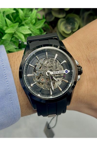 Reward New Season Automatic Men's Wristwatch - Silicone Cord