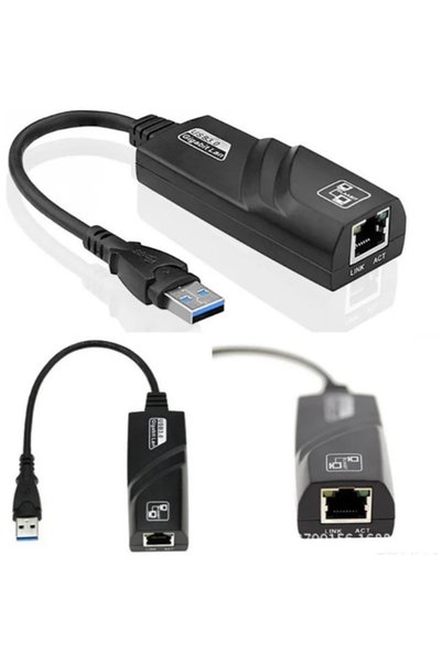 İstanbul Teknoloji Usb 3.0 Ethernet Kartı Rj45 Adapter