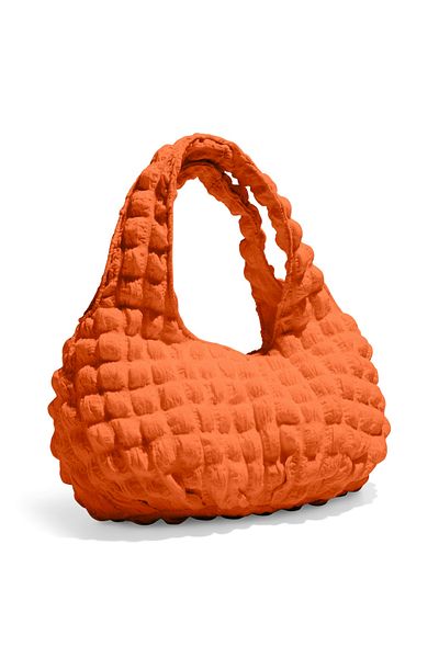 PIECES PCKINNA Schultertasche mit Waffelmuster