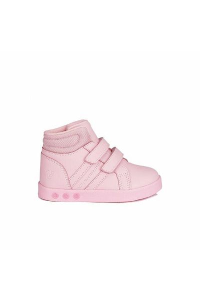 Vicco Pink Lighted Girl's Baby Boots - Lucky