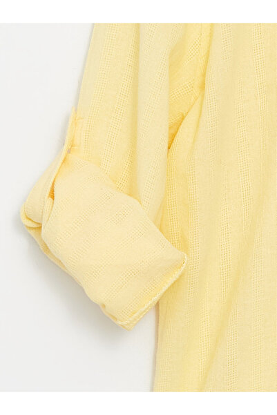 LC Waikiki LCW Kids Hakim Yaka Basic Uzun Kollu Erkek Çocuk Gömlek