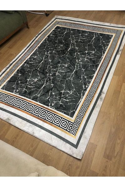MEKA TEKSTİL Hithit Model Silk Velvet Elastic Carpet Cover