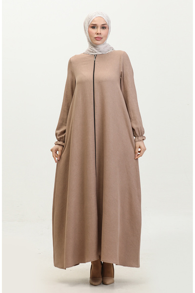 sefamerve Mink Mevlana Ferace - na zip, model 3086-04