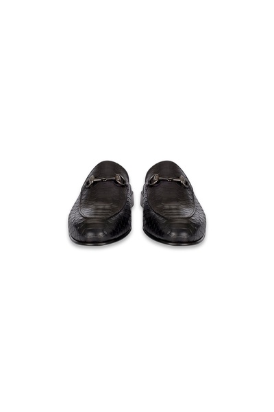 Vario Varıo Croco Prınted Python Black