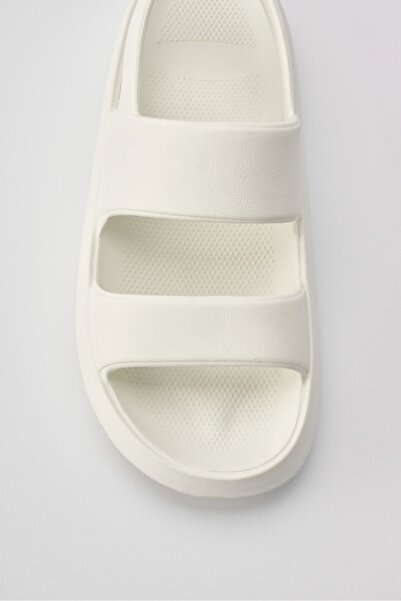 OZYO Masai White Double Band Eva Beach Daily Summer Sandals Slippers